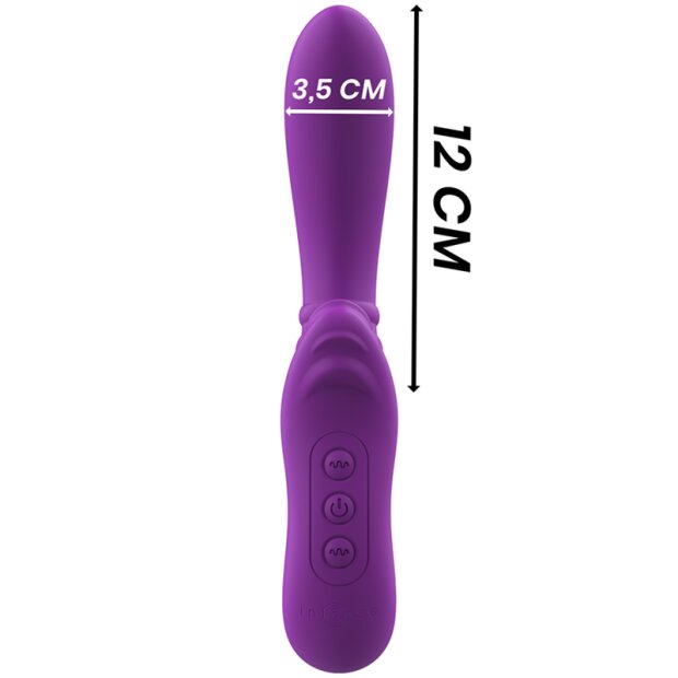 Intense Vibrateur flexible avec langue