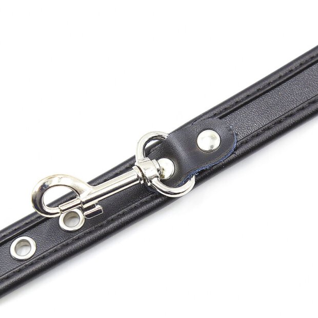 OHMAMA handcuffs with leather straps black
