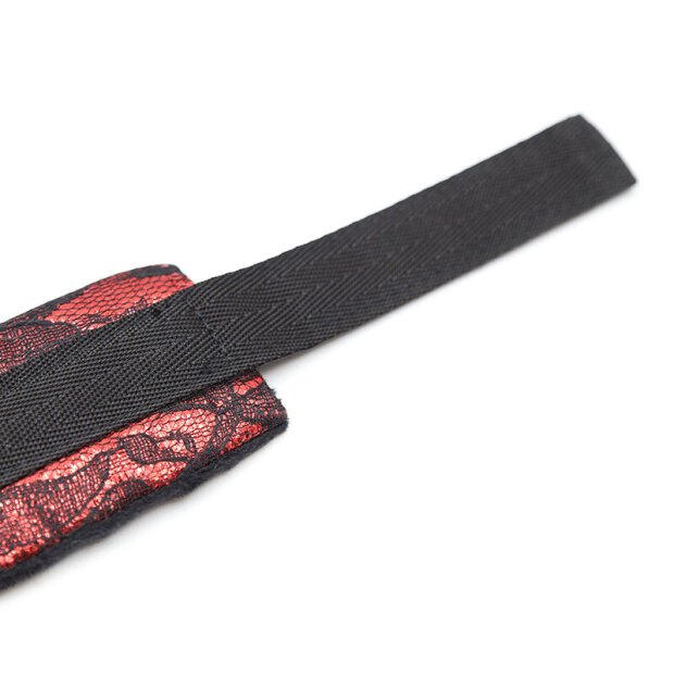OHMAMA Handgelenk fesseln mit Samt und Spitze