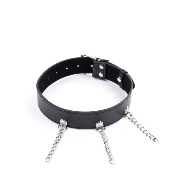 Ohmama Necklace black with 3 chains