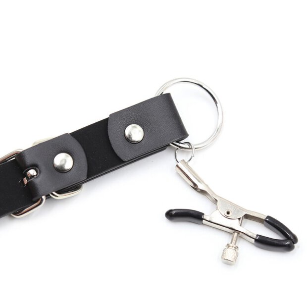 Ohmama Straps for holding the legs with vaginal clamps