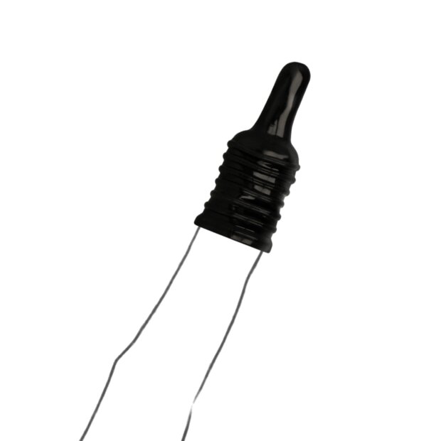 OHMAMA Anal Fingerhut aus Silikon Schwarz