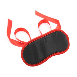 OHMAMA schwarze Maske mit rotem Band