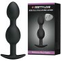 Pretty Love Silicone Plug anal avec boules noir 2,8 cm
