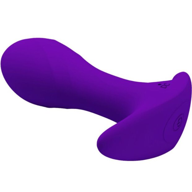 Pretty Love plug anal avec 12 vibrations violet