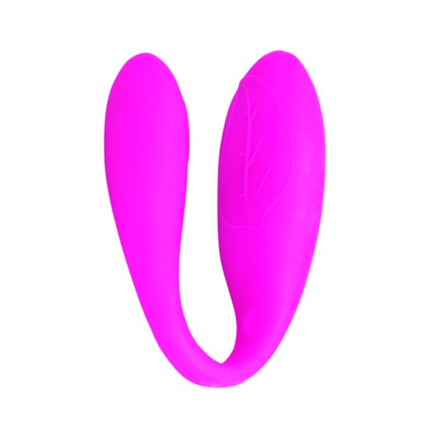 Pretty Love Climax double stimulator for couples pink