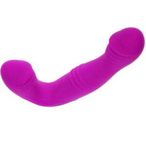 Pretty Love Angelo Doppeldildo für Paare lila 18,7 cm