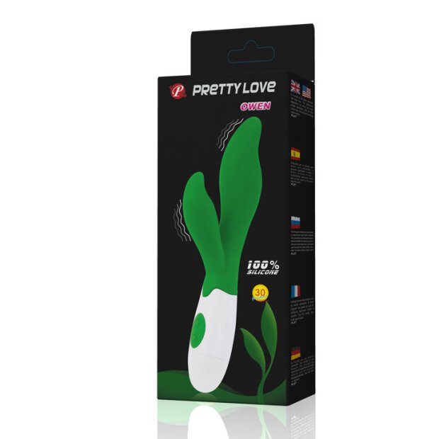 Pretty Love Flirtation Owen Vibrator grün
