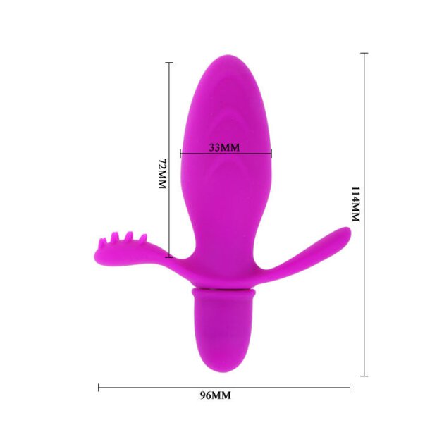Pretty Love Flirtation Fitch Vibrator mit Klitoris Stimulation pink