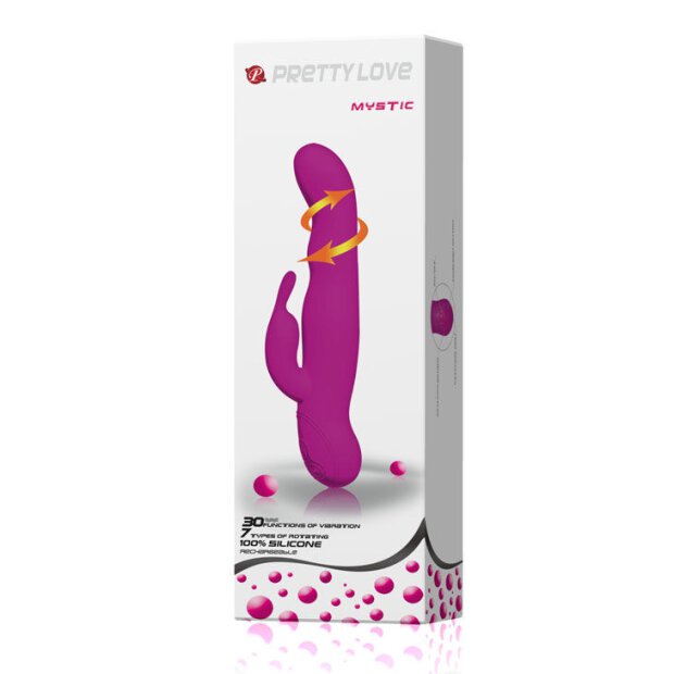 Pretty Love Hale Vibromasseur avec stimulation du clitoris rose