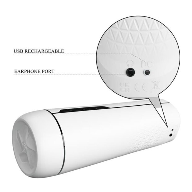 Pretty Love Sienna masturbator with vibration, sex talk, heat function and suction function