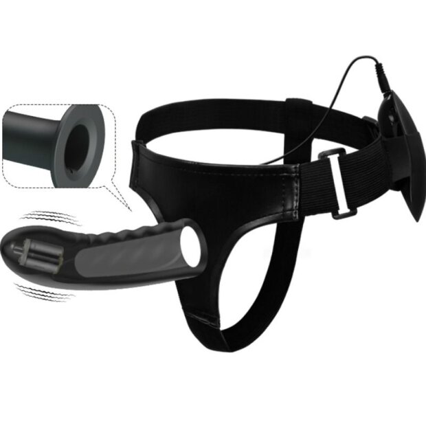 Pretty Love Marvin Strap on avec gode et vibration noir