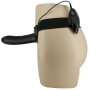 Pretty Love Myron Strap on avec gode et vibration noir