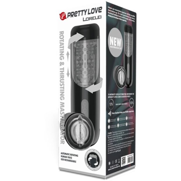Pretty Love Loreilei multifonctionnel Mastubator noir