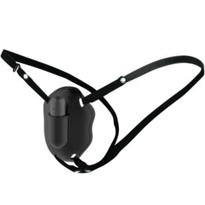 Pretty Love Strap on with vibration black