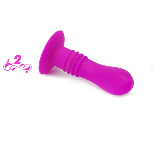 Pretty Love Booty Passion Vibrations Anal Plug mit Saugnapf pink