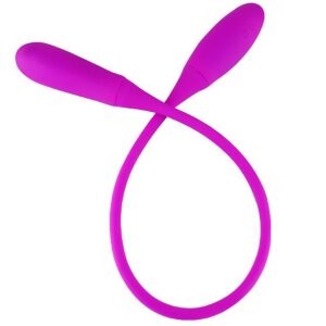 Pretty Love Smart Snaky Vibe Whip/double vibrator pink