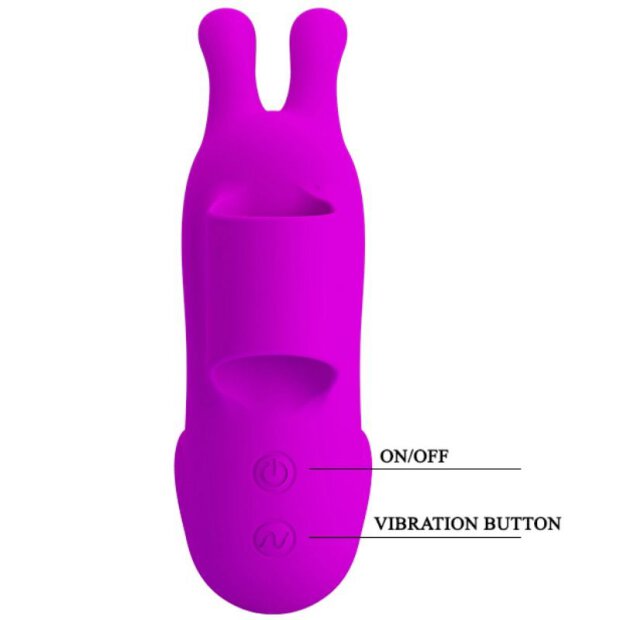 Pretty Love Smart Bunny vibromasseur à doigt rose