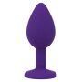 Intense Analplug in Flieder mit Stein