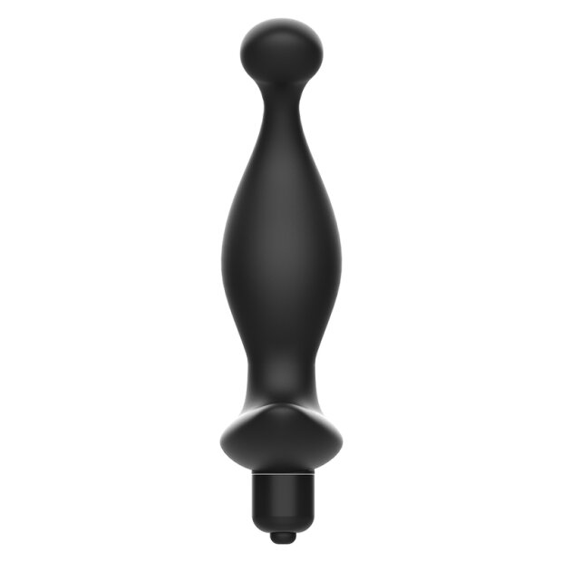 Addicted Toys Anal Massager With Vibration Black