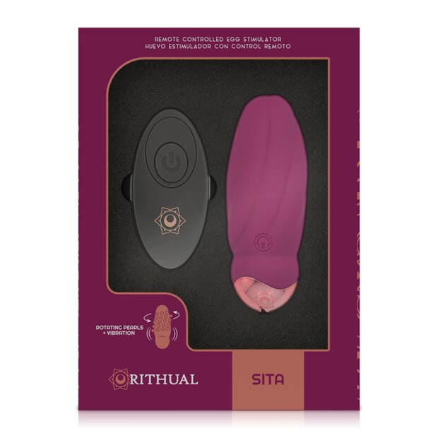 Rithual Sita Remote Controlled Egg Rotation Pearls Vibration