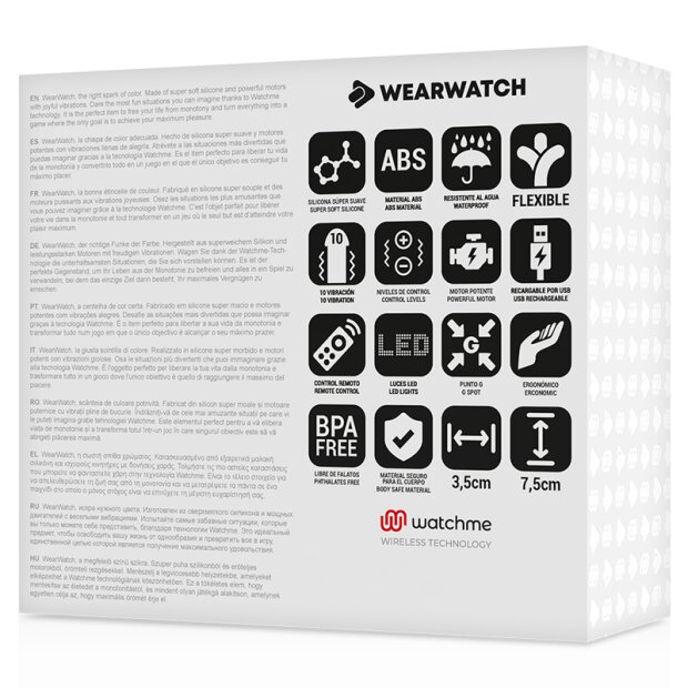 Wearwatch Vibrations-Ei Fuchsia + Jet
