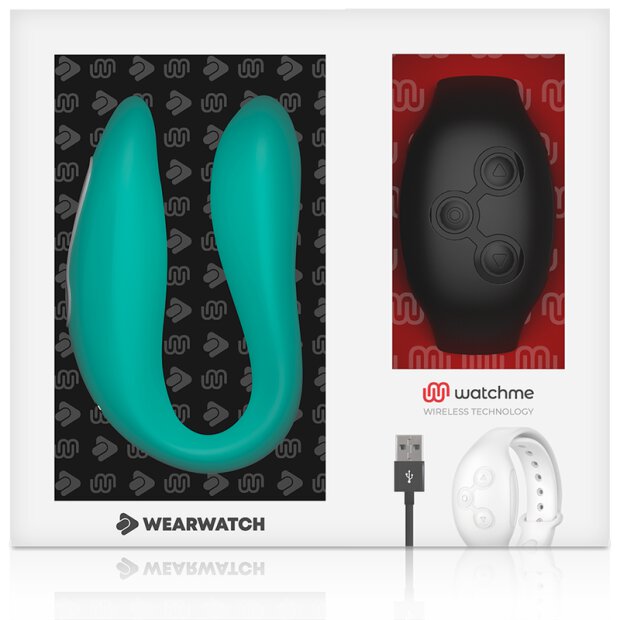 Wearwatch Paar Vibrator Aquamarine + Jet