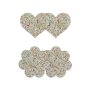 Pretty Pasties Heart And Flower Glow 2 Pair