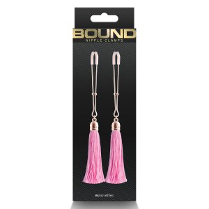 Bound Nipple Clamps T1 Pink