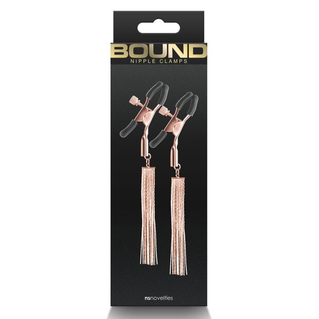 Bound Nipple Clamps D2 Rose Gold
