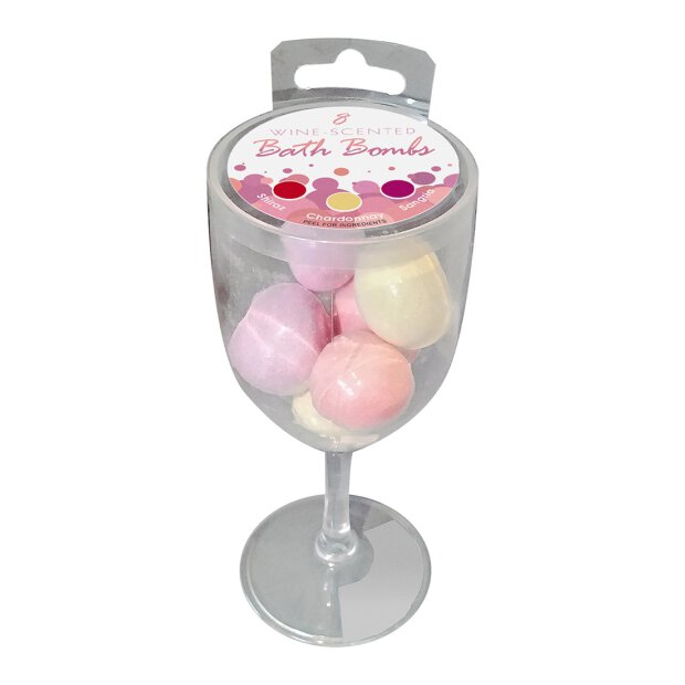 Wine Scented Bath Bombs (8 pc)