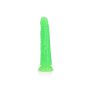 Slim Realistic Dildo with Suction Cup - Glow in the Dark - 17,5 cm