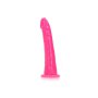 Slim Realistic Dildo with Suction Cup - Glow in the Dark - 17,5 cm