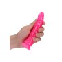 Slim Realistic Dildo with Suction Cup - Glow in the Dark - 17,5 cm
