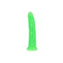 Slim Realistic Dildo with Suction Cup - Glow in the Dark - 22 cm