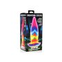 Unicorn Tongue Glow in the Dark Silicone Dildo Rainbow 21,3 cm