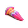 Unicorn Tongue Glow in the Dark Silicone Dildo Rainbow 21,3 cm