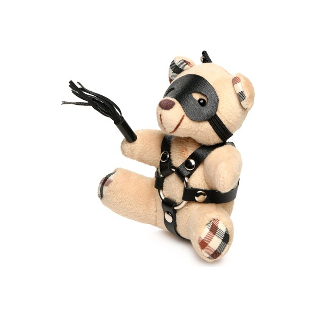 BDSM Teddy Bear Keychain Tan