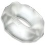 Hünkyjunk Fractal Tactile Silicone Cockring Clear Ice