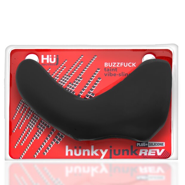 Hünkyjunk Buzzfuck Sling With Taint Vibe Vibrating Cock Sling Tar Ice