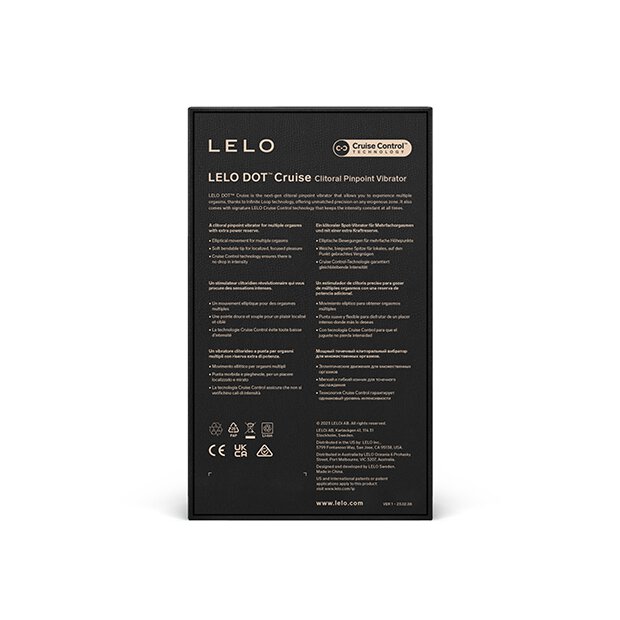 Lelo Dot Cruise Clitoral Pinpoint Vibrator Lemon Sorbet