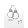 Diamond Wrist Cuffs Silver