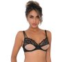 Unlined bra with faux underbust 75C