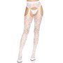 Heart Net Suspender Hose OS