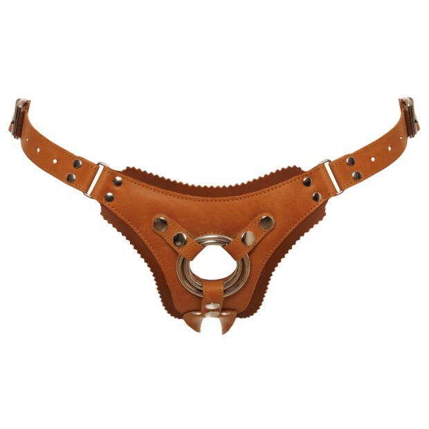 Leder StrapOn natur S/M