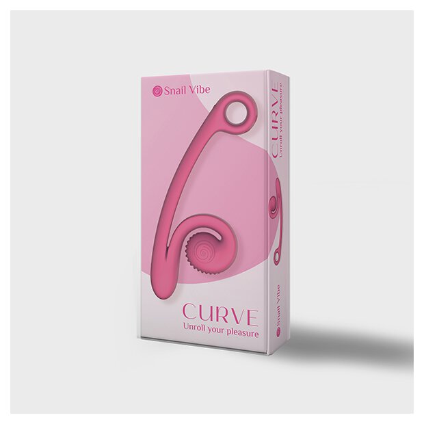 Snail Vibe Curve Vibrator Pink
