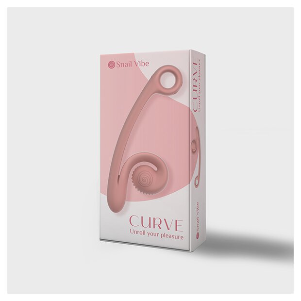 Snail Vibe Curve Vibrator Peachy Pink