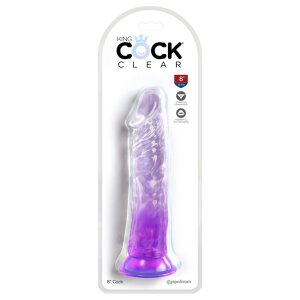 King Cock 8" Purple 21,8 cm