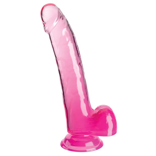 KingCockClear 9 w balls Pink 24,8 cm