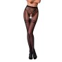 Passion Strumpfhose open ouvert tights black S/L
